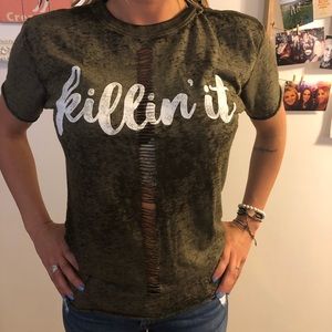 Distressed top from Buckle